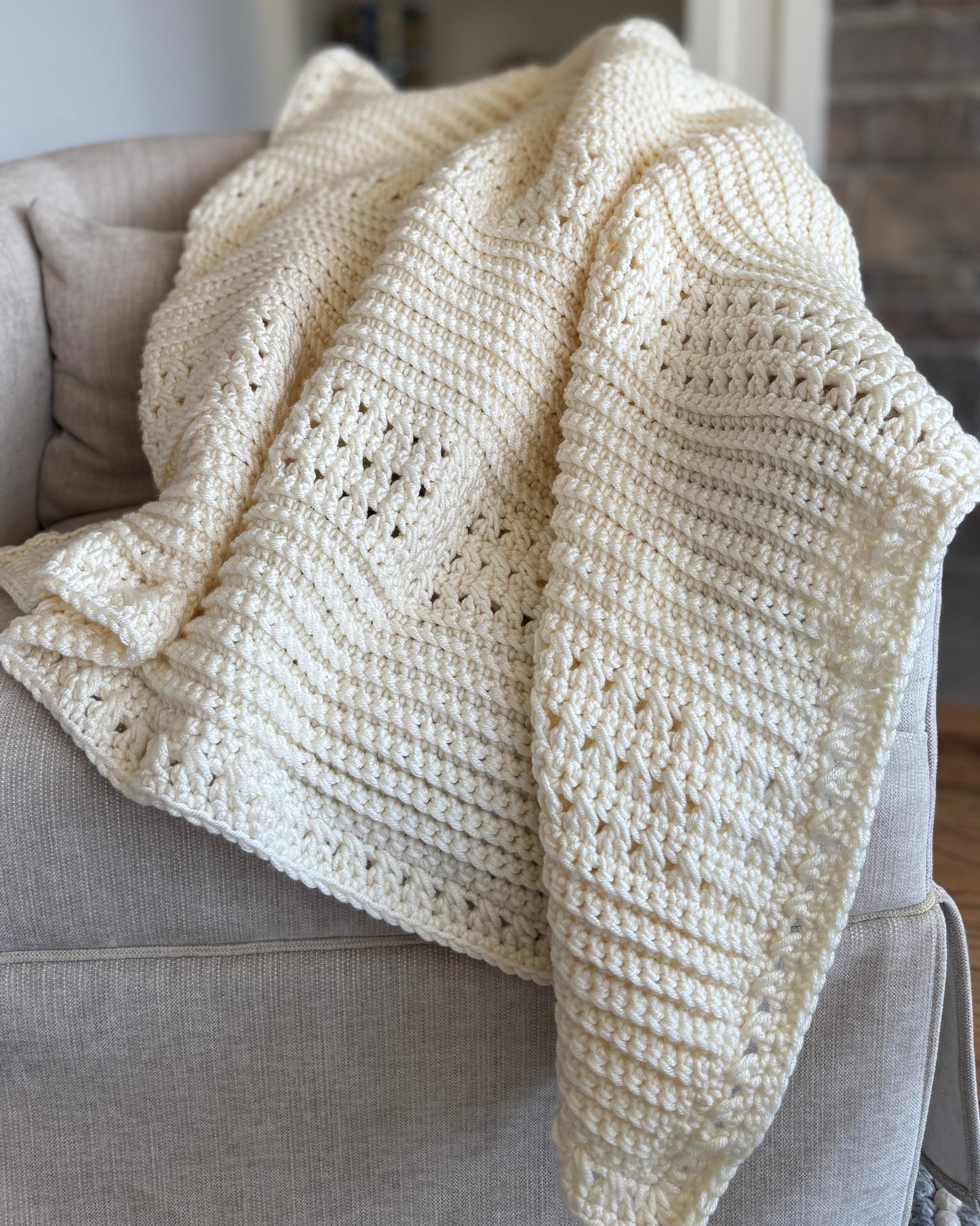 Double Crossed Everyday Throw - Crochet Kit