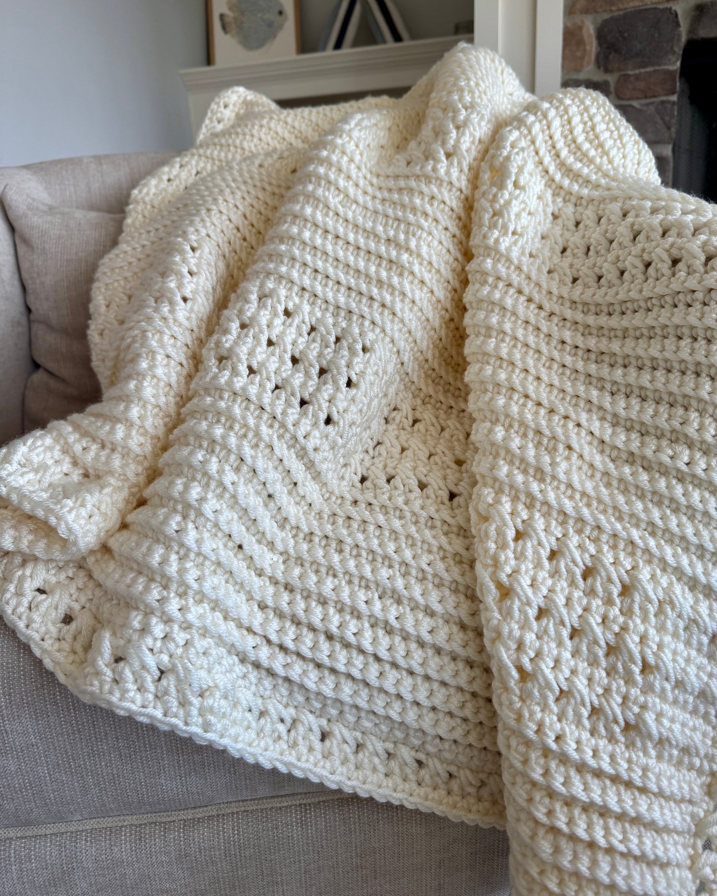 Double Crossed Everyday Throw - Crochet Kit