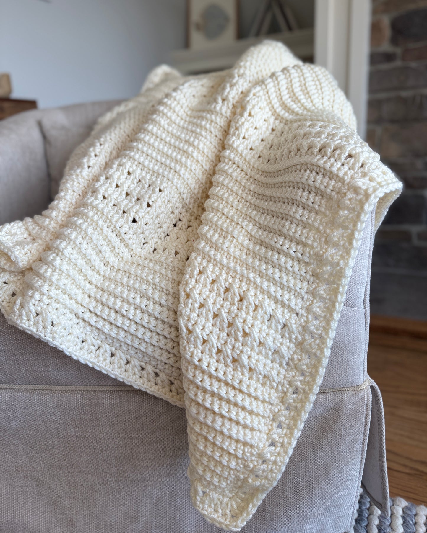 Double Crossed Everyday Throw - Crochet Kit