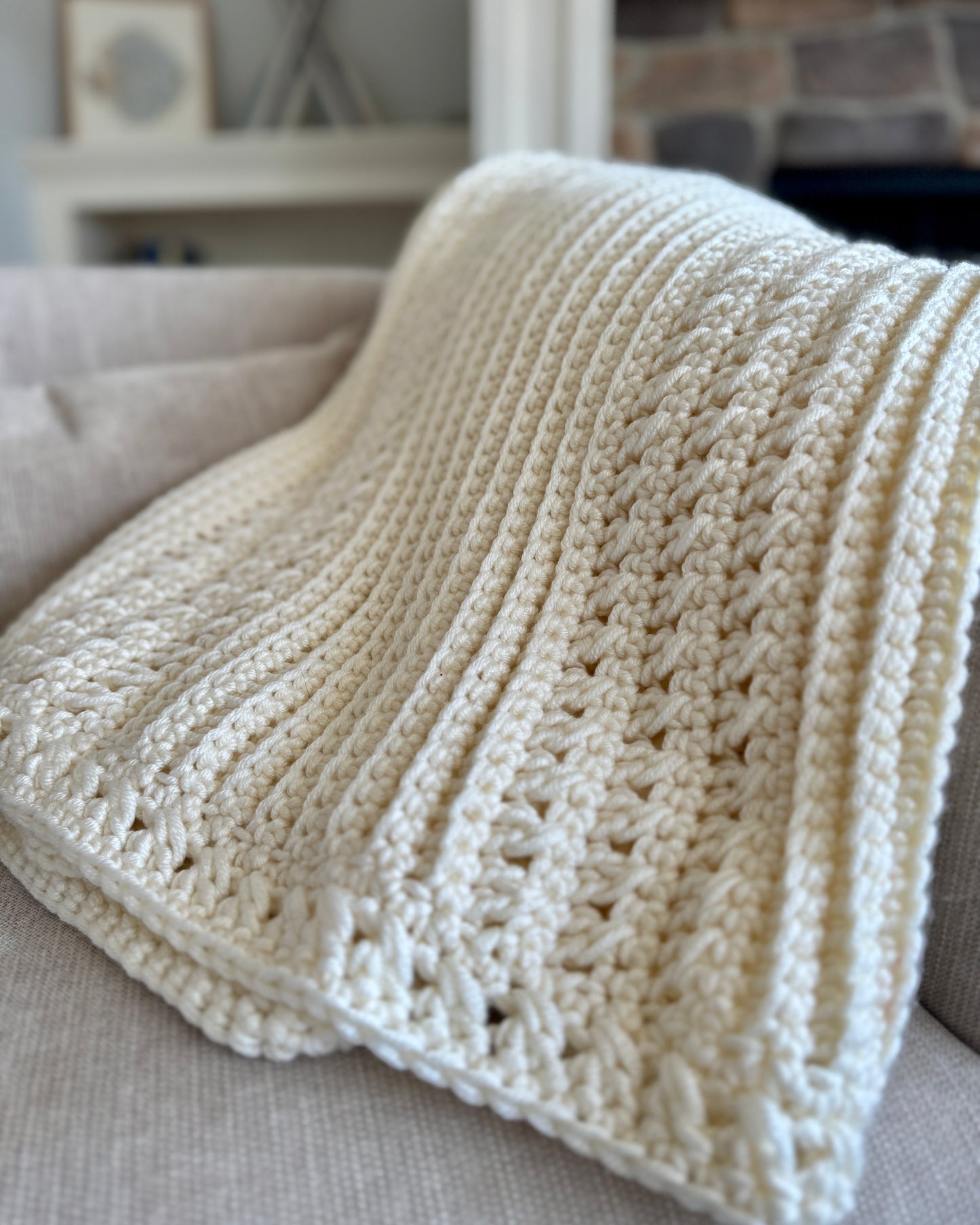 Double Crossed Everyday Throw - Crochet Kit