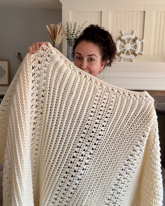 Double Crossed Crochet Blanket - Crochet Kit
